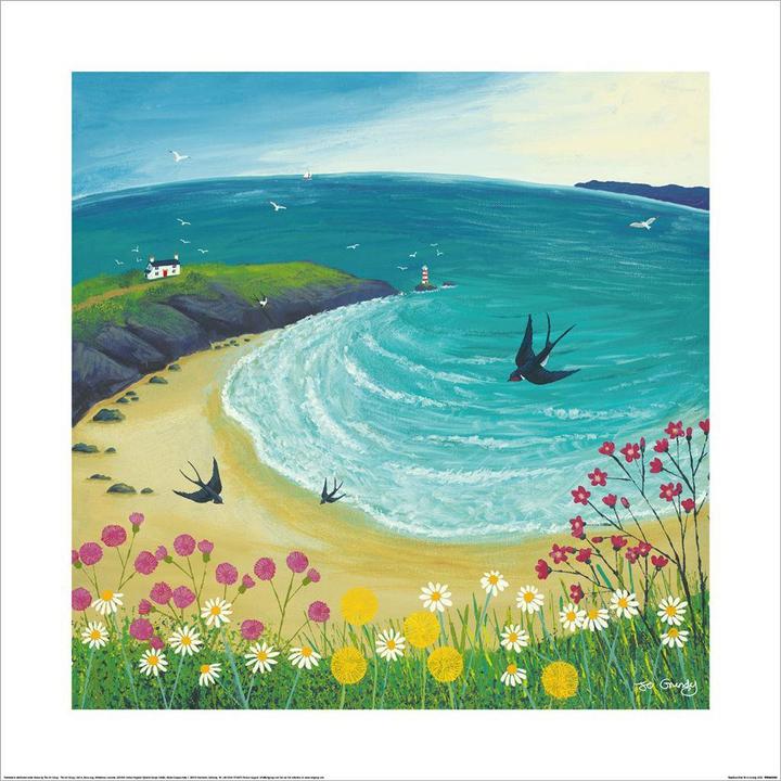 Actual product image Universal Textiles Swallow Dive Print (60 x 60 cm)