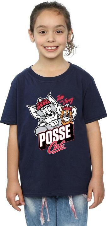 Immagine prodotto Tom & Jerry Posse Cat Maglietta Ragazze (140, 146)