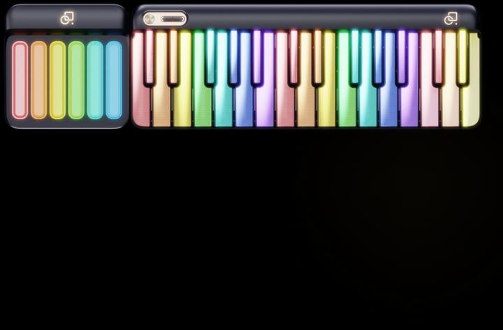 Immagine prodotto Popu Music PopuPiano 1 Smart Portable Piano - PopuPiano luminoso con PopuBag (29 Chiavi)