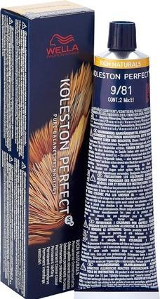 Actual product image Wella Koleston Rich Naturals (9/81 light blond perl-ash)