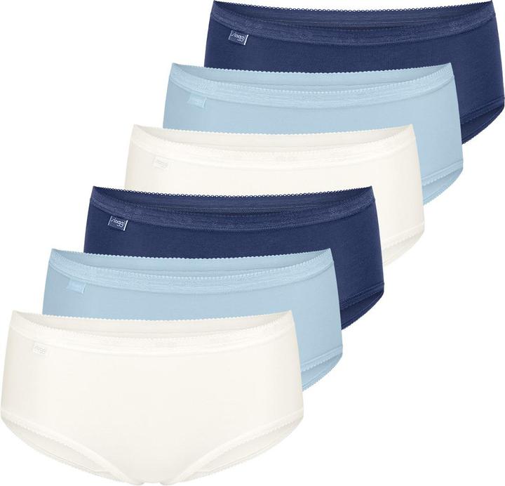 Produktbild Sloggi 6er Pack Basic+ Midi Slip (38, M, 6er Pack)