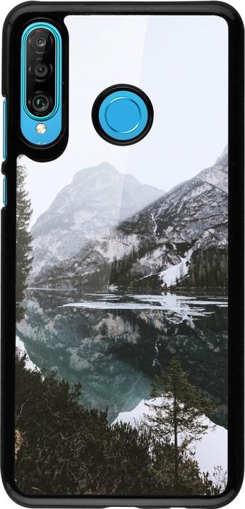 Actual product image PhoneLook Cover Winter 22 snowy mountain and lake (Huawei P30 Lite)