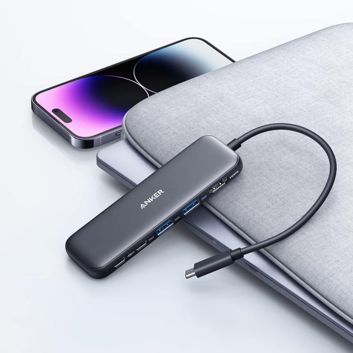 Actual product image Anker 332 USB-C hub 5-in-1 (USB-C, 5 Ports)