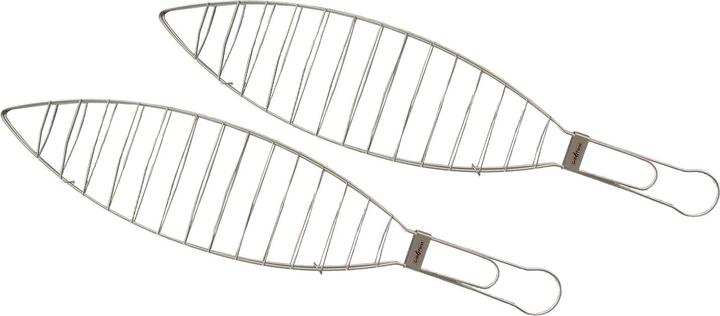 Grillfürst Fischhalter / Fischbräter Edelstahl 2er Set