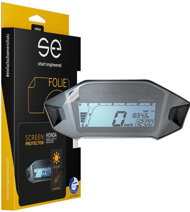 Actual product image Smart Engineered se Anti-reflective 3D Speedo / Cockpit protection film (PU 2) for Honda