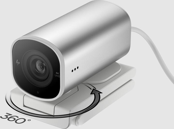 Actual product image HP 960 4K streaming webcam - 8 MP - 3840 x 2160 pixels - 4K Ultra HD - 30 fps - 5x - (8 Mpx)