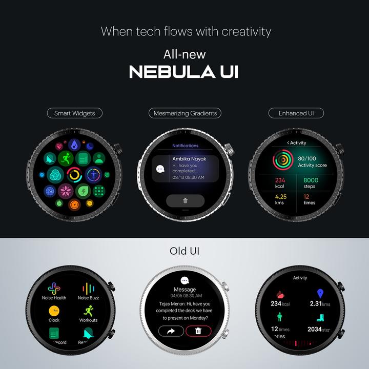 Produktbild Noise Smartwatch Origin (Czarny) (42 mm)
