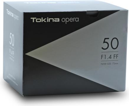 Actual product image Tokina Opera 50mm 1.4 FF, Nikon (Nikon F, full size)