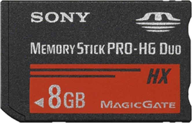 Sony Memory Stick Pro-HG Duo (8 GB, Memory Stick Pro HG Duo)