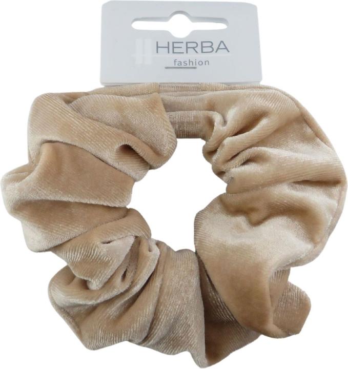 Image du produit Herba Scunci velours beige (Élastiques à cheveux)
