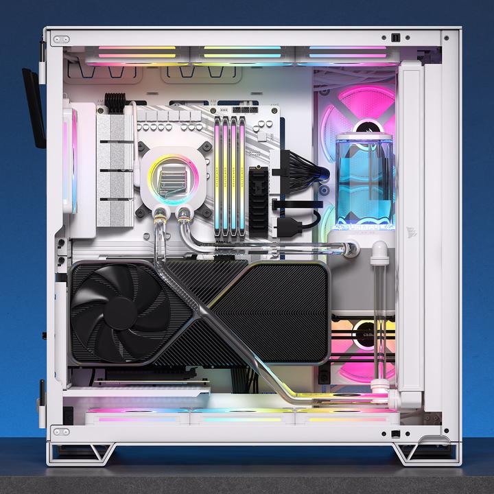 Actual product image Corsair CPC Hydro X iCUE XH405i RGB Kit white