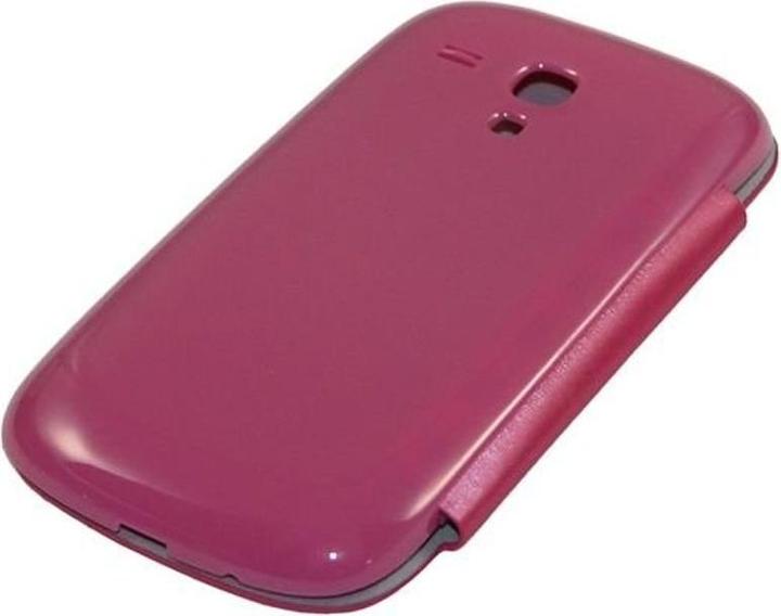 Actual product image König Design Case (Flipcover) for mobile Samsung i8190 / i8195 / i8200 Galaxy S3 mini Pink (Samsung Galaxy S3 Mini)