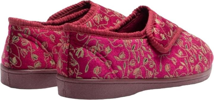 Image du produit Zedzzz Chaussons Janice avec fermeture velcro motif floral (40)