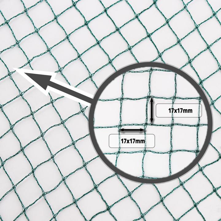 Produktbild Aquagart Teichnetz 7m x 8m Reiherschutz Silonetz Laubschutznetz Vogelschutznetz Laubnetz