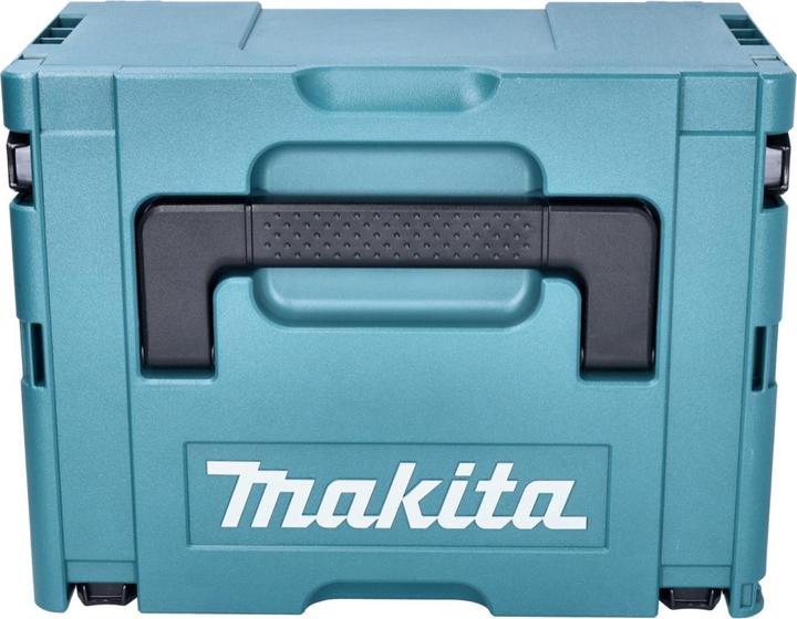 Actual product image Makita DJS 200 M1J Battery Sheet Metal Shears 18 V 2,0 mm Brushless + 1x Battery 4,0 Ah + Makpac - without