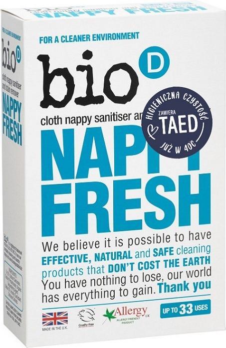 Produktbild Bio-D Nappy Fresh Windelwaschpulver 500g (BIO04104) (10 Stück)