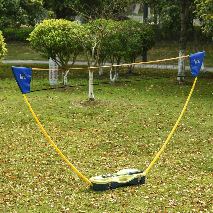 Immagine prodotto Homcom Rete da badminton con 4 racchette