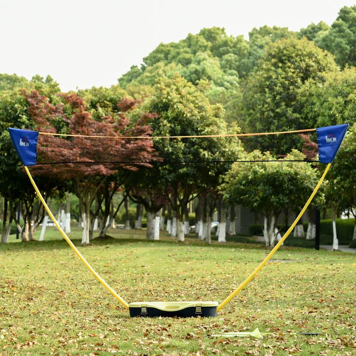 Immagine prodotto Homcom Rete da badminton con 4 racchette