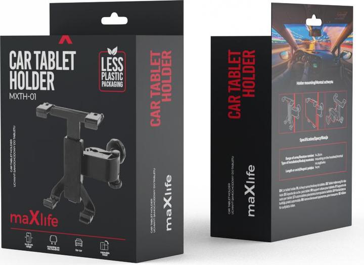 Actual product image Maxlife car tablet holder MXTH-01 black