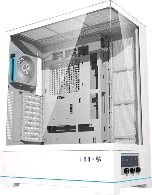 Immagine prodotto Darkflash Tech Case per computer Darkflash DY451L PRO con ventola (bianco) (ATX, mATX, ITX)