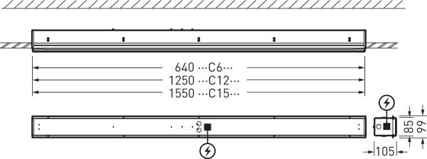 Produktbild Trilux 4401 G2 C15 DW IP 40 (4000 lm)
