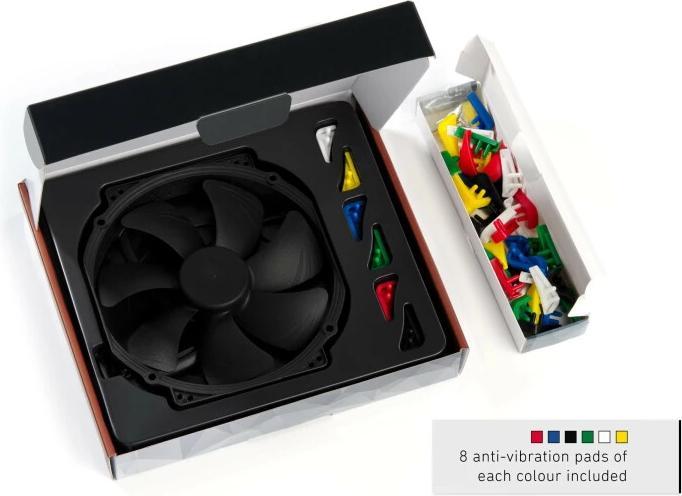 Actual product image Noctua NF-A15 PWM chromax.black.swap (140 mm, 1 x)