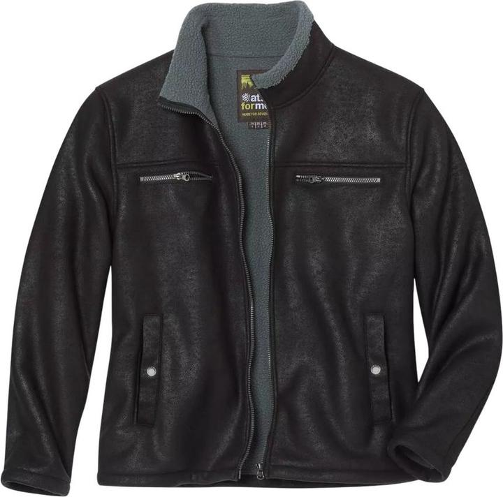 Actual product image Atlas For Men Mens Aviator Faux Suede Jacket (6XL)