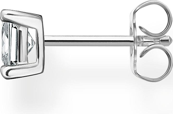 Image du produit Thomas Sabo Clou d'oreille simple pierre blanche argent (Argent 925)