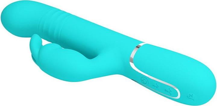 Actual product image Pretty Love Coale Rabbit Vibrator Beads Aqua Green