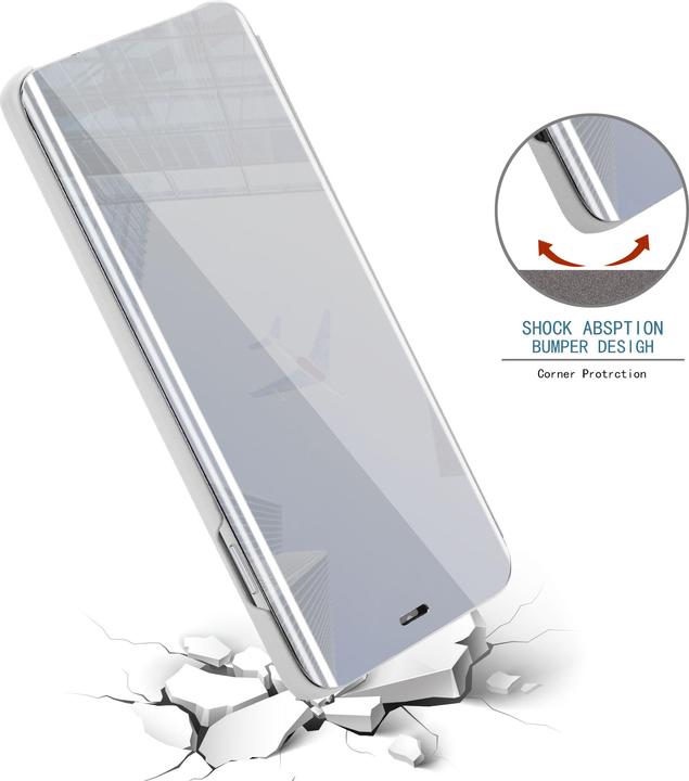 Actual product image Cadorabo Book Smart View Mirror Cover (Apple iPhone 11)