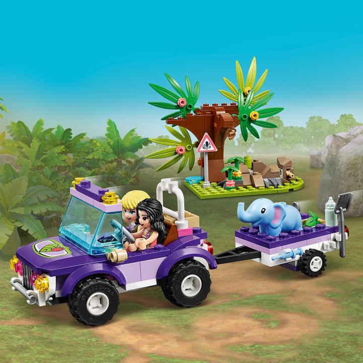 Image du produit LEGO Sauvetage du bébé éléphant avec le transporteur (41421, LEGO Friends)