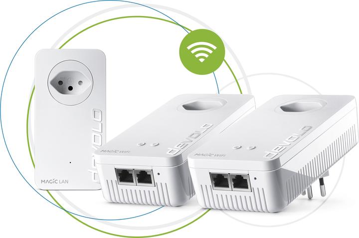 Image du produit Devolo Kit 2-1-3 Magic 1 WiFi Multiroom (1200 Mbit/s)