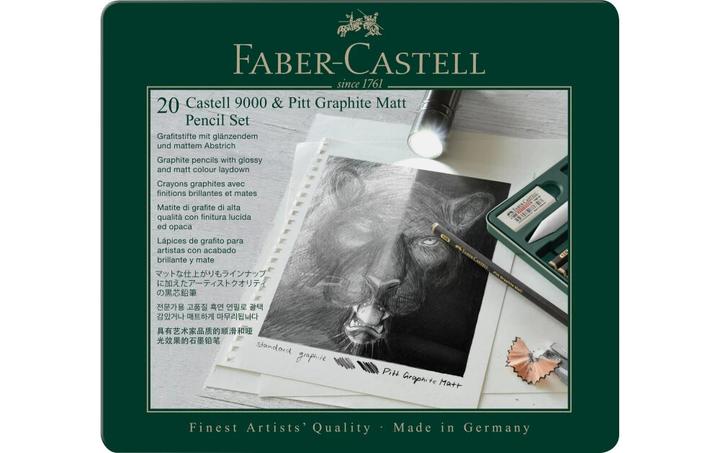 Faber-Castell Grafite opaca (HB, 20 x)
