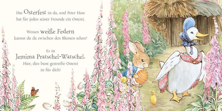 Actual product image Frohe Ostern, Peter Hase (German, Beatrix Potter, 2021)