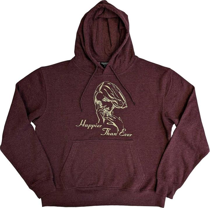 Universal Textiles Happier Than Ever Hoodie zum Überziehen