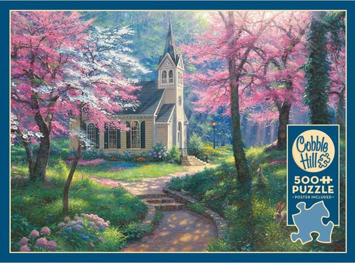 Image du produit Cobble Hill Frühlingsumarmung Puzzle 500 Teile (500 pièces)