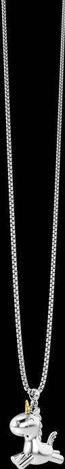 Image du produit MTM On-Shirt Long Necklace Licorne (Acier inoxydable, Alliage de zinc, 65 - 75 cm)