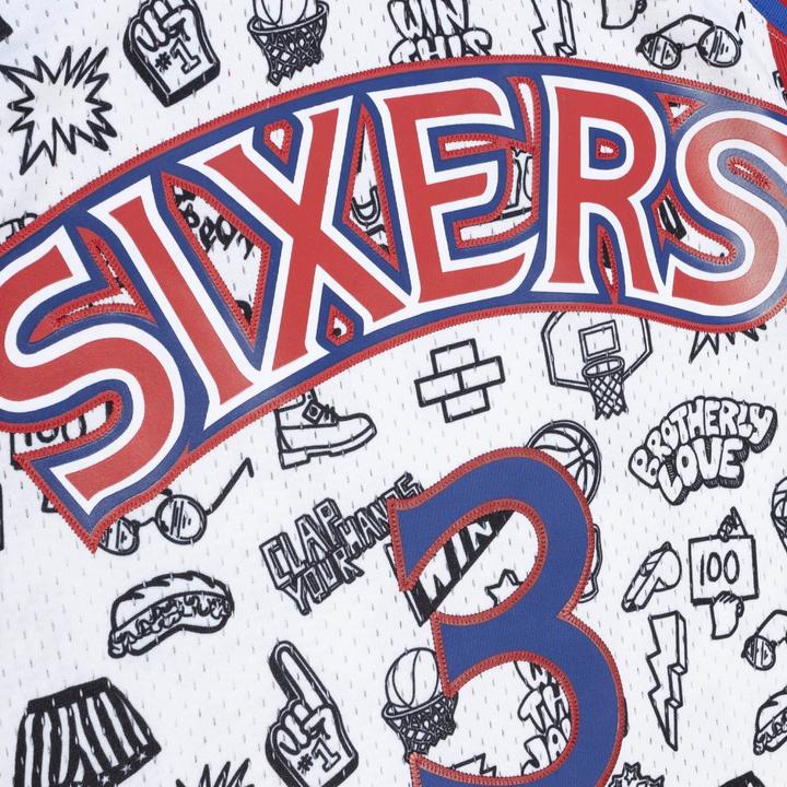Image du produit Mitchell & Ness M&N DOODLE Swingman Mesh Jersey Philadelphia 76ers (XL)