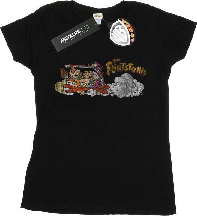 The Flintstones Family Car Distressed TShirt