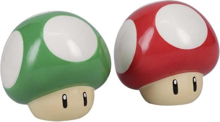 Produktbild Paladone Products Nintendo - Super Mario - Salière et poivrière en céramique Champignons (Salz, Pfeffer)