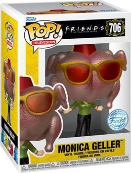 Actual product image Funko Pop Metallic Friends Monica Geller Limited Edition