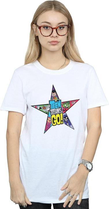 Immagine prodotto Teen Titans Go Star Logo Maglietta Ampia Donna (S)
