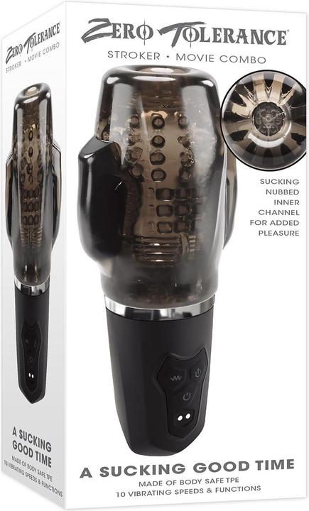 Actual product image Zero Tolerance A Sucking Good Time Masturbator Black 20,5 cm