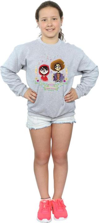 Actual product image La Maison du Coco Girls Miguel And Hector Cotton Sweatshirt (128)