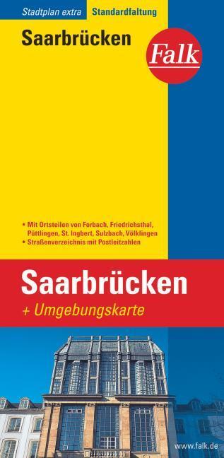 Actual product image Falk FalkStadtplanExtraSaarbrücken1:20.000