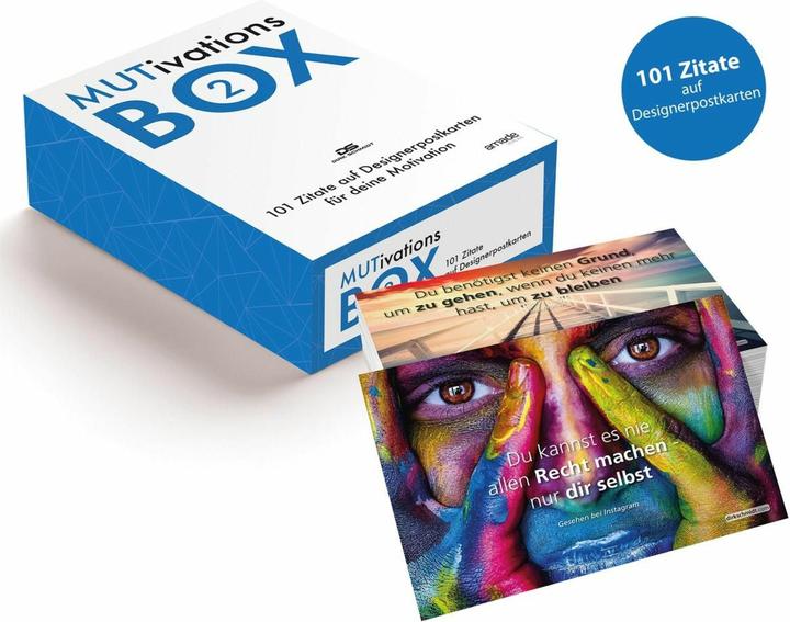 Produktbild MUTivationsbox 2 - 101 Zitate im Postkartenformat (Deutsch, Dirk Schmidt, 2020)