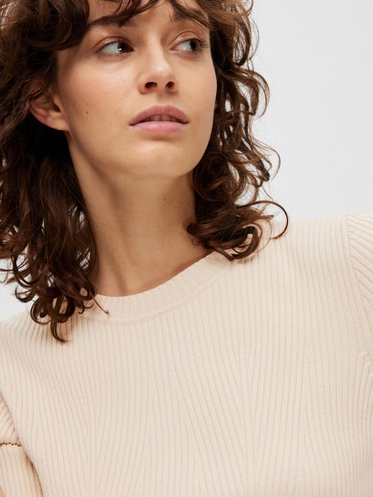 Actual product image Selected Femme Short sleeve knitted top (XL)