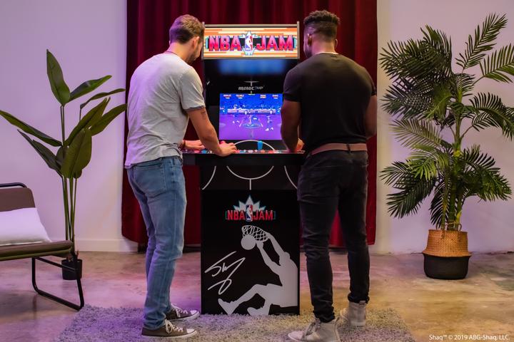 Actual product image Arcade1Up NBA Jam Shaq XL