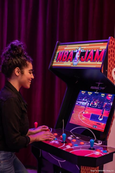 Actual product image Arcade1Up NBA Jam Shaq XL