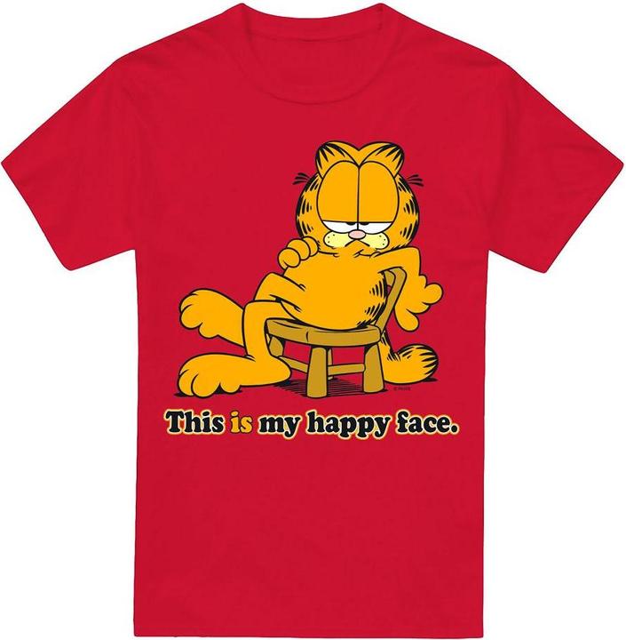 Immagine prodotto Garfield Happy Face Maglietta Uomo (XXL)